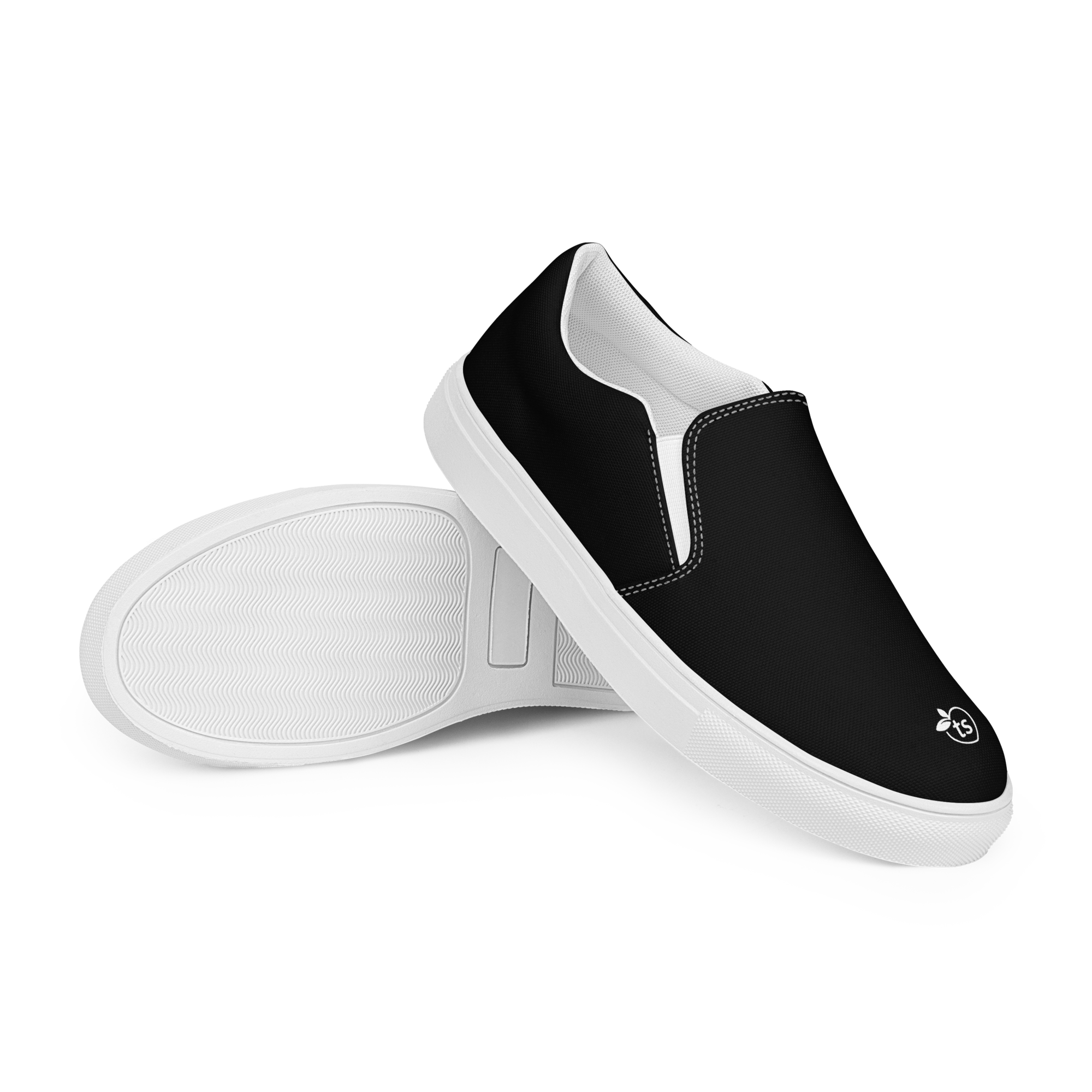 tsgabrielle® • Voor Hem • Slip-On Canvas Schoenen • Zwart - View 9