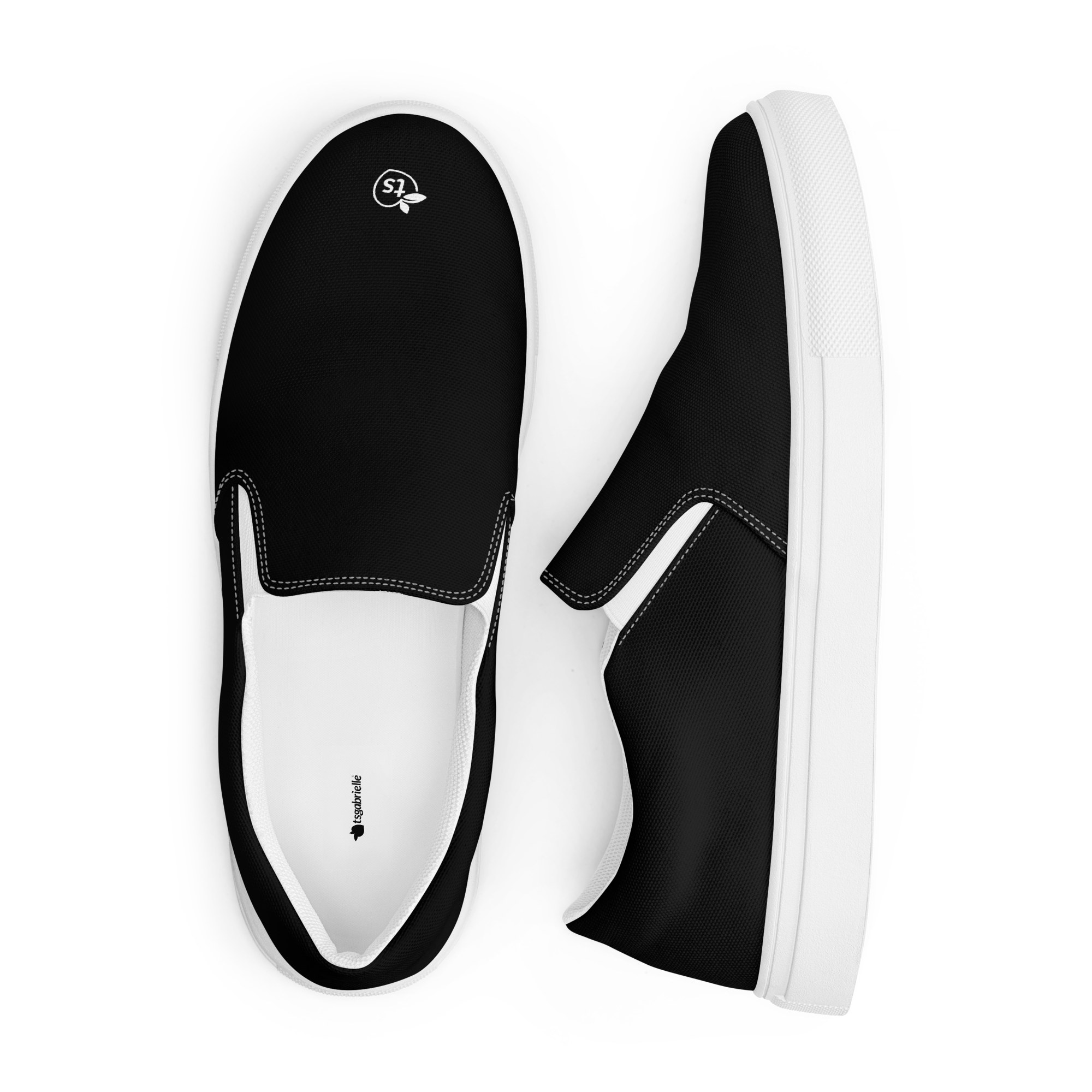 tsgabrielle® • Voor Hem • Slip-On Canvas Schoenen • Zwart - View 11