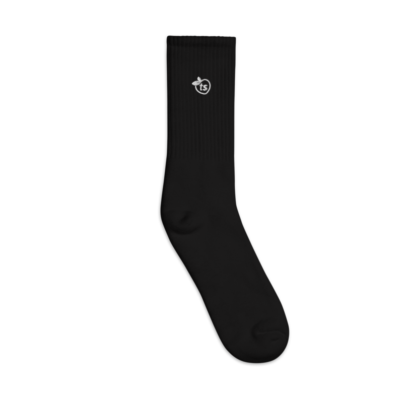 tsgabrielle® • Voor Hem • Geëmbosseerde Sokken • Zwart