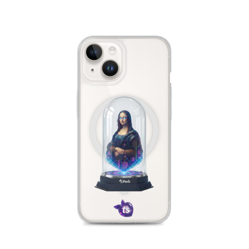 tsgabrielle® • Paris - Da Vinci • Case compatibel met iPhone® • Clear • MagSafe® • nieuwste modellen