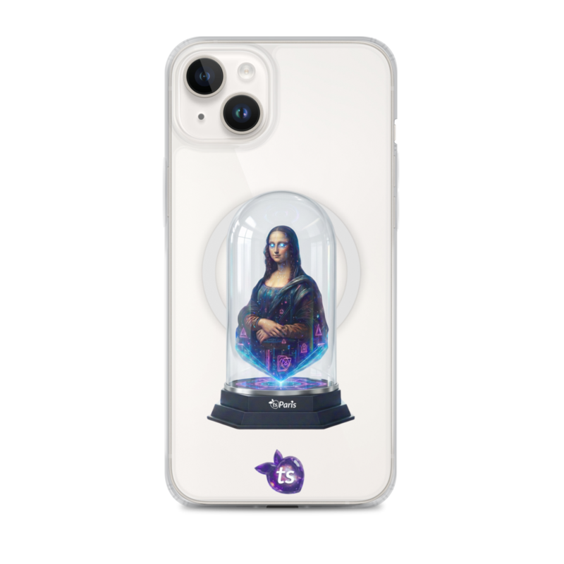 tsgabrielle® • Paris - Da Vinci • Case compatibel met iPhone® • Clear • MagSafe® • nieuwste modellen - View 2