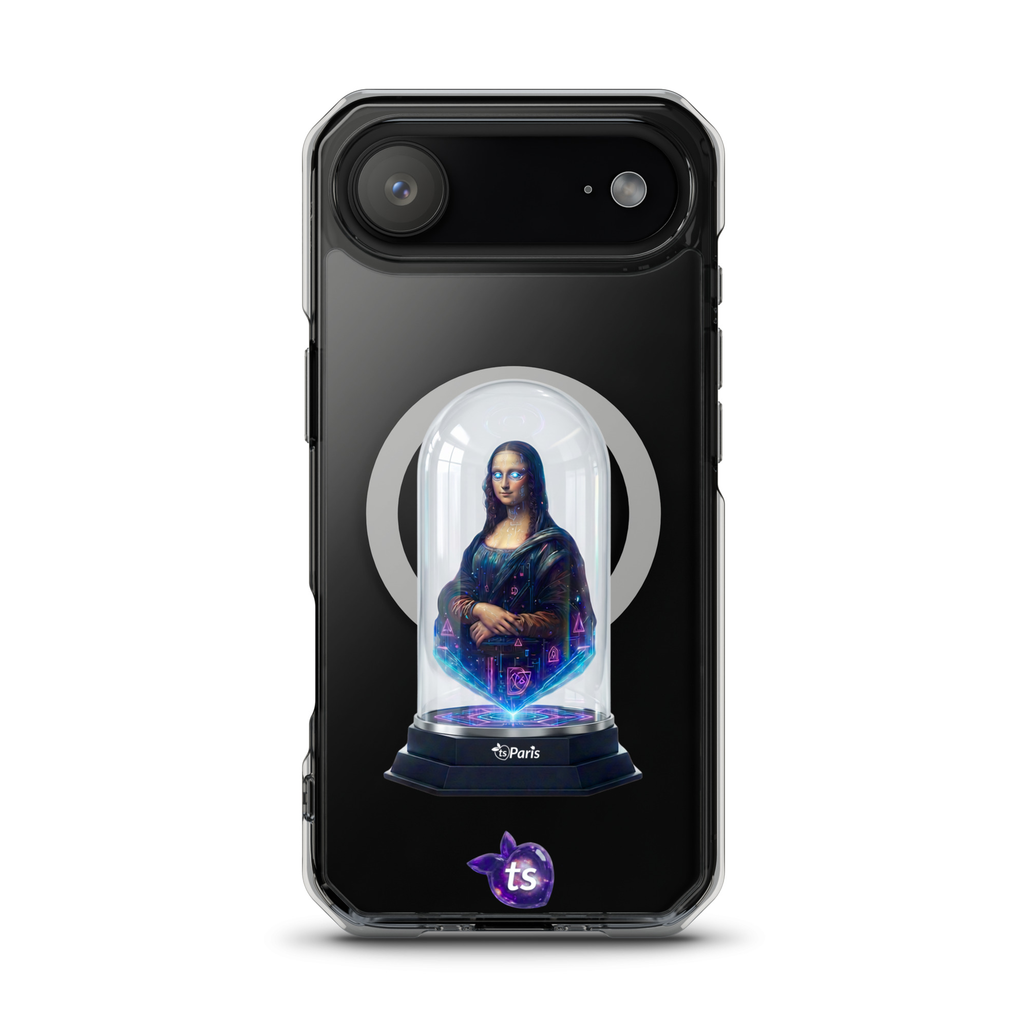 tsgabrielle® • Paris - Da Vinci • Case compatibel met iPhone® • Clear • MagSafe® • nieuwste modellen