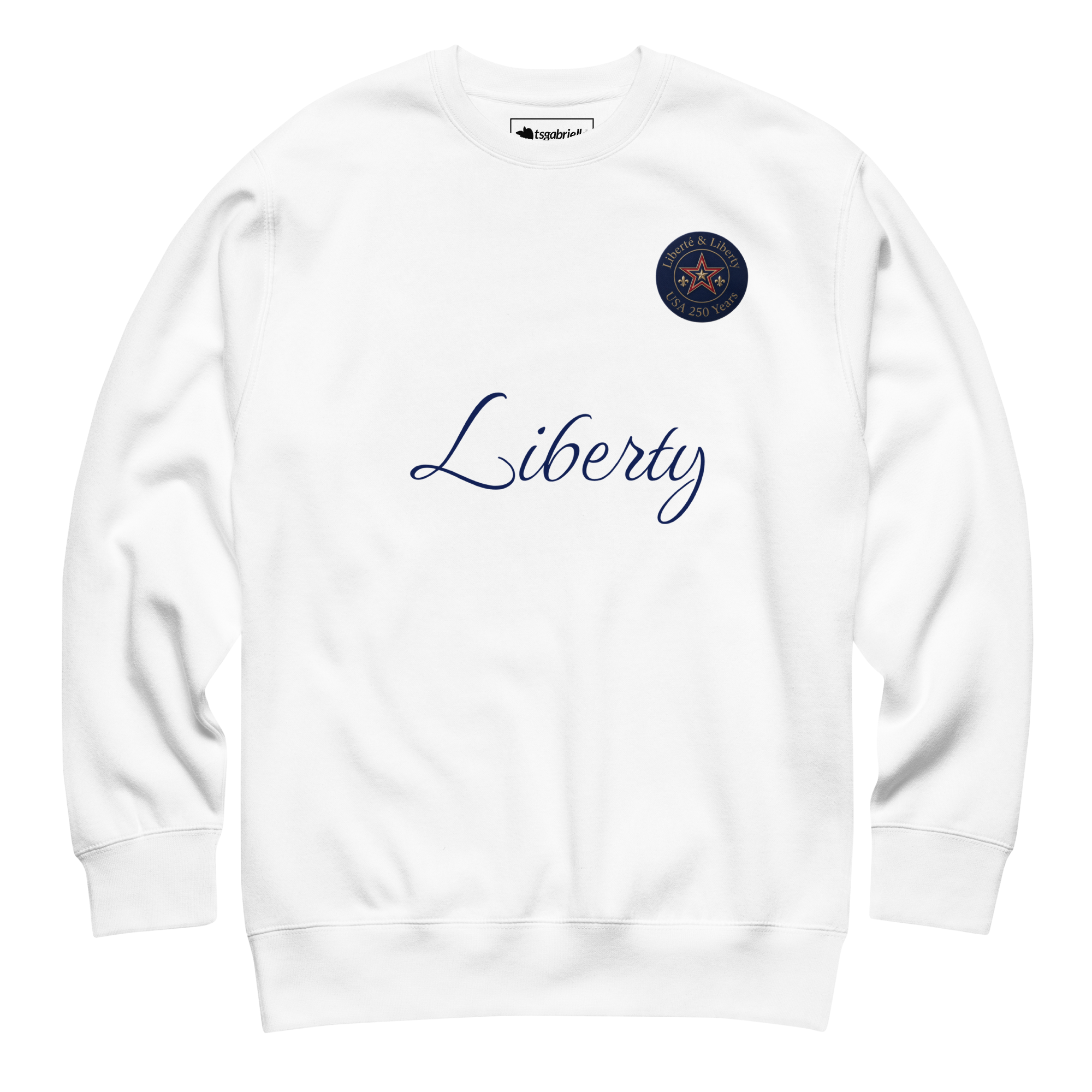 tsgabrielle® For Him • Liberty • Premium Sweatshirt - White - View 5