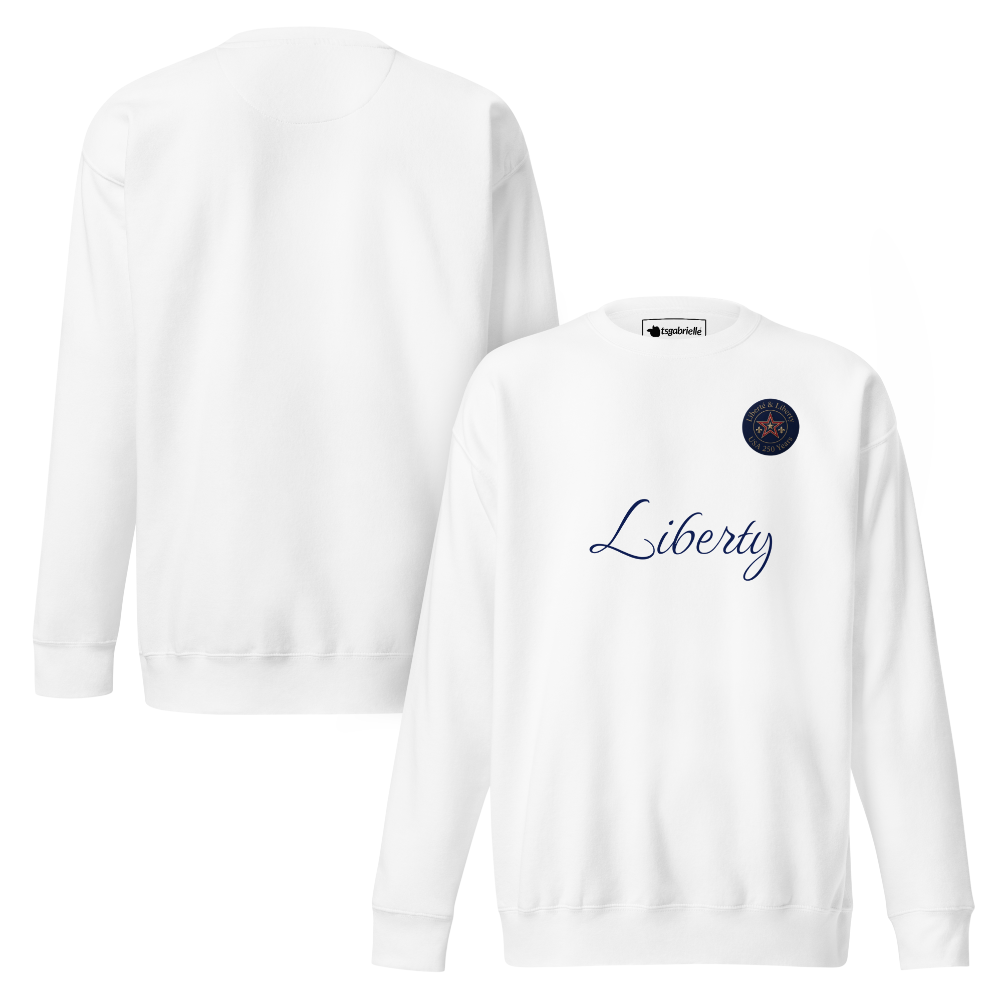 tsgabrielle® For Him • Liberty • Premium Sweatshirt - White - View 9