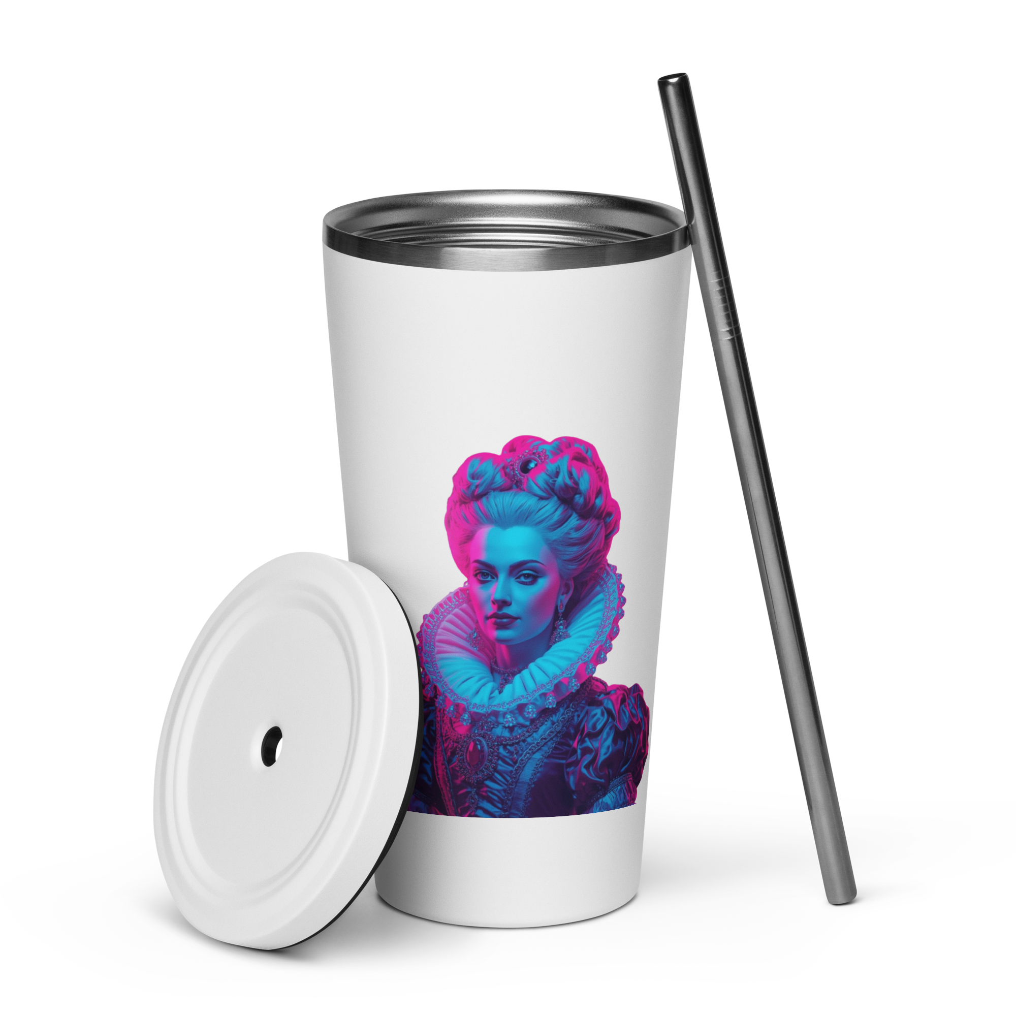 tsgabrielle® • Paris - Marie Antoinette • tumbler • Stainless Steel • wit • 20 oz - View 5