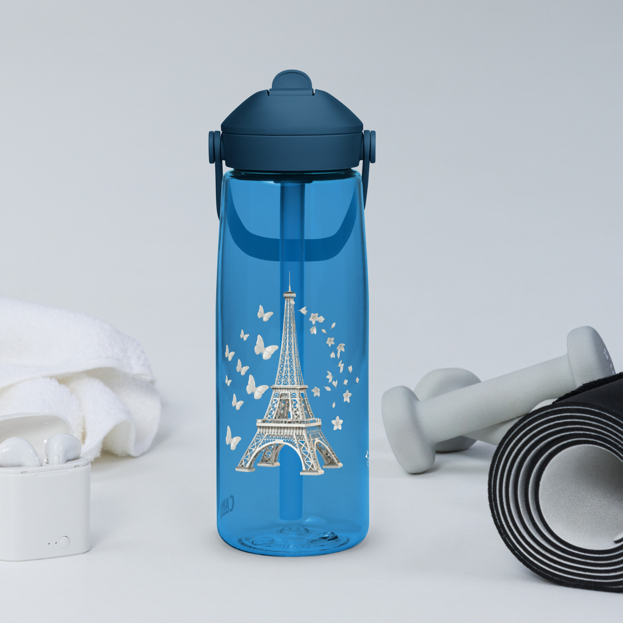 CamelBak® Eddy® by tsgabrielle® • Paris - La Tour Eiffel • Sportwaterfles • Flip Straw • 3 kleuren • 25 oz