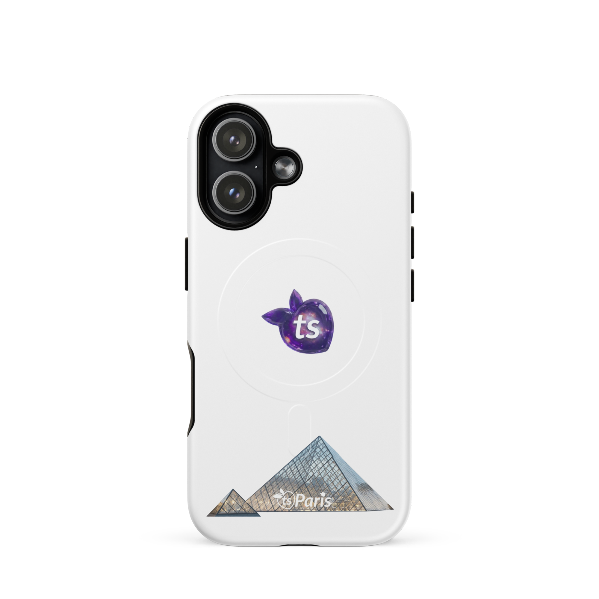 tsgabrielle® • Paris - The Louvre Pyramid • Stevige case • MagSafe® • Compatible with iPhone® • Nieuwste modellen