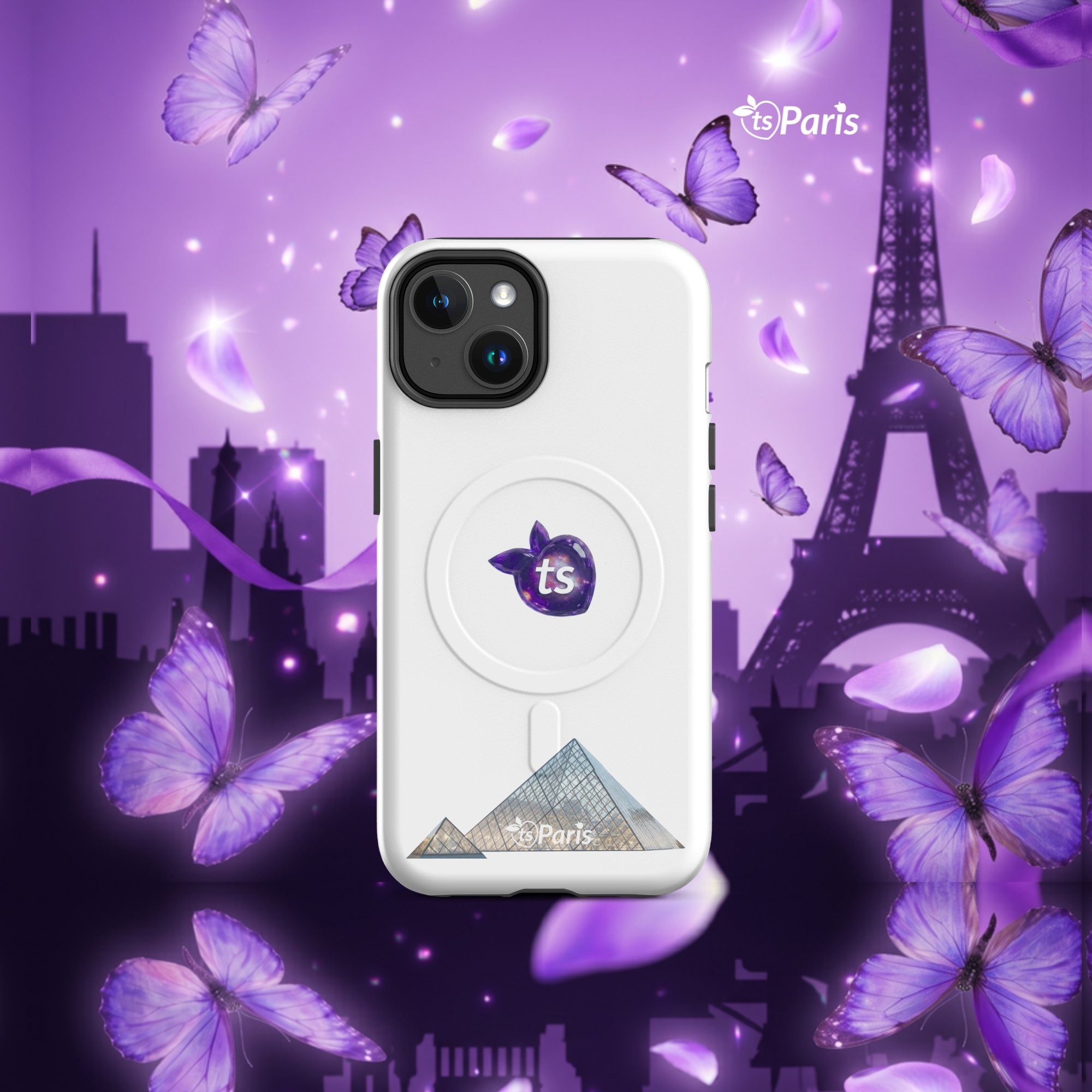 tsgabrielle® • Paris - The Louvre Pyramid • Stevige case • MagSafe® • Compatible with iPhone® • Nieuwste modellen - Glossy - View 6