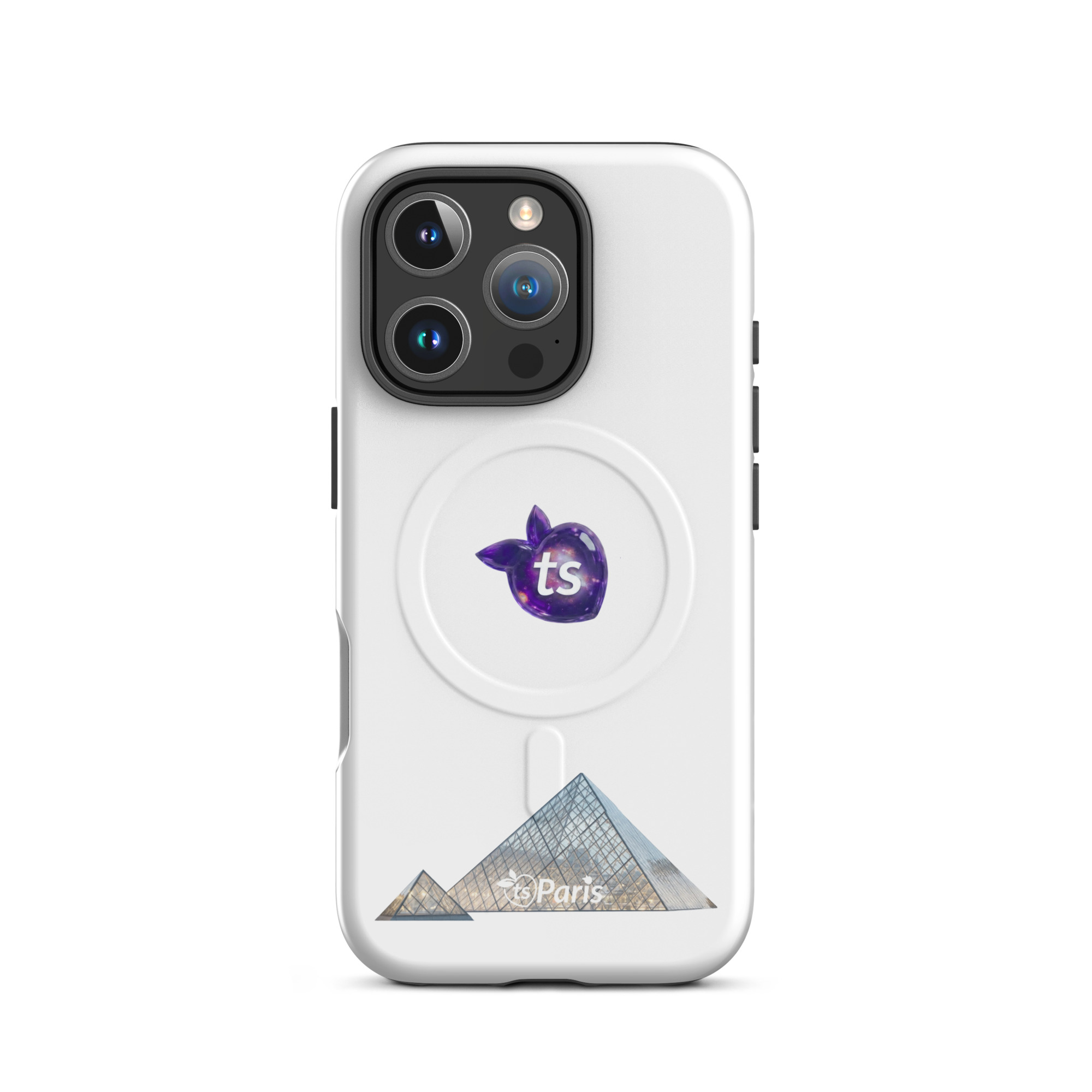 tsgabrielle® • Paris - The Louvre Pyramid • Stevige case • MagSafe® • Compatible with iPhone® • Nieuwste modellen