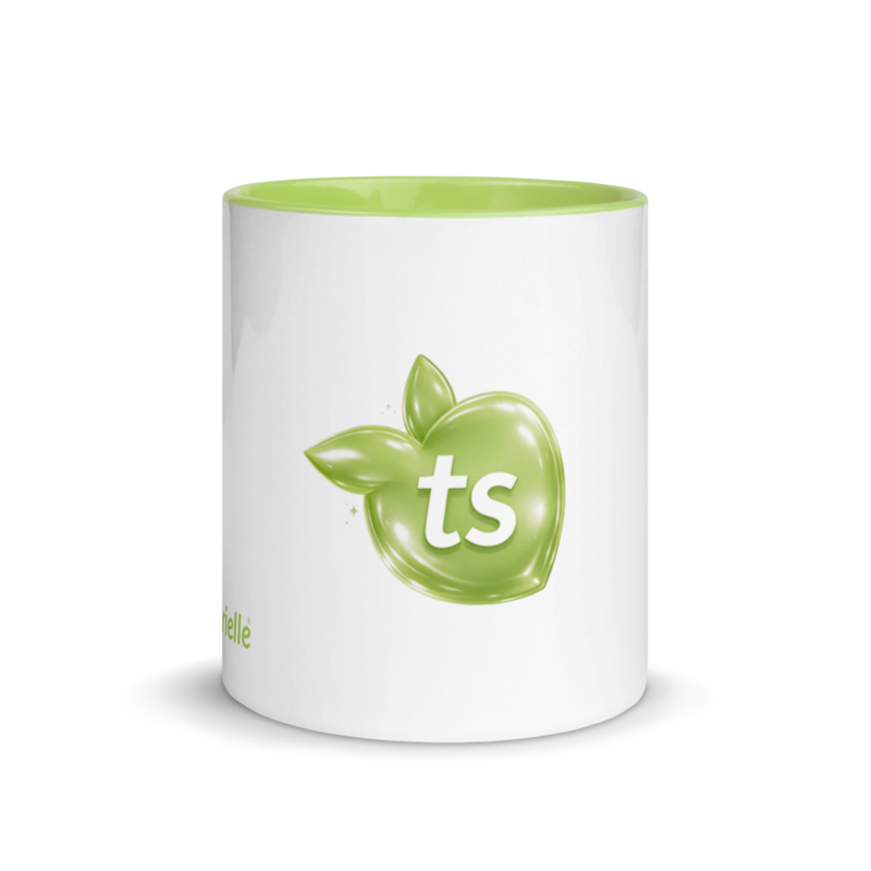 tsgabrielle® • Mug with Color Lime Inside • Ceramic • 11 oz