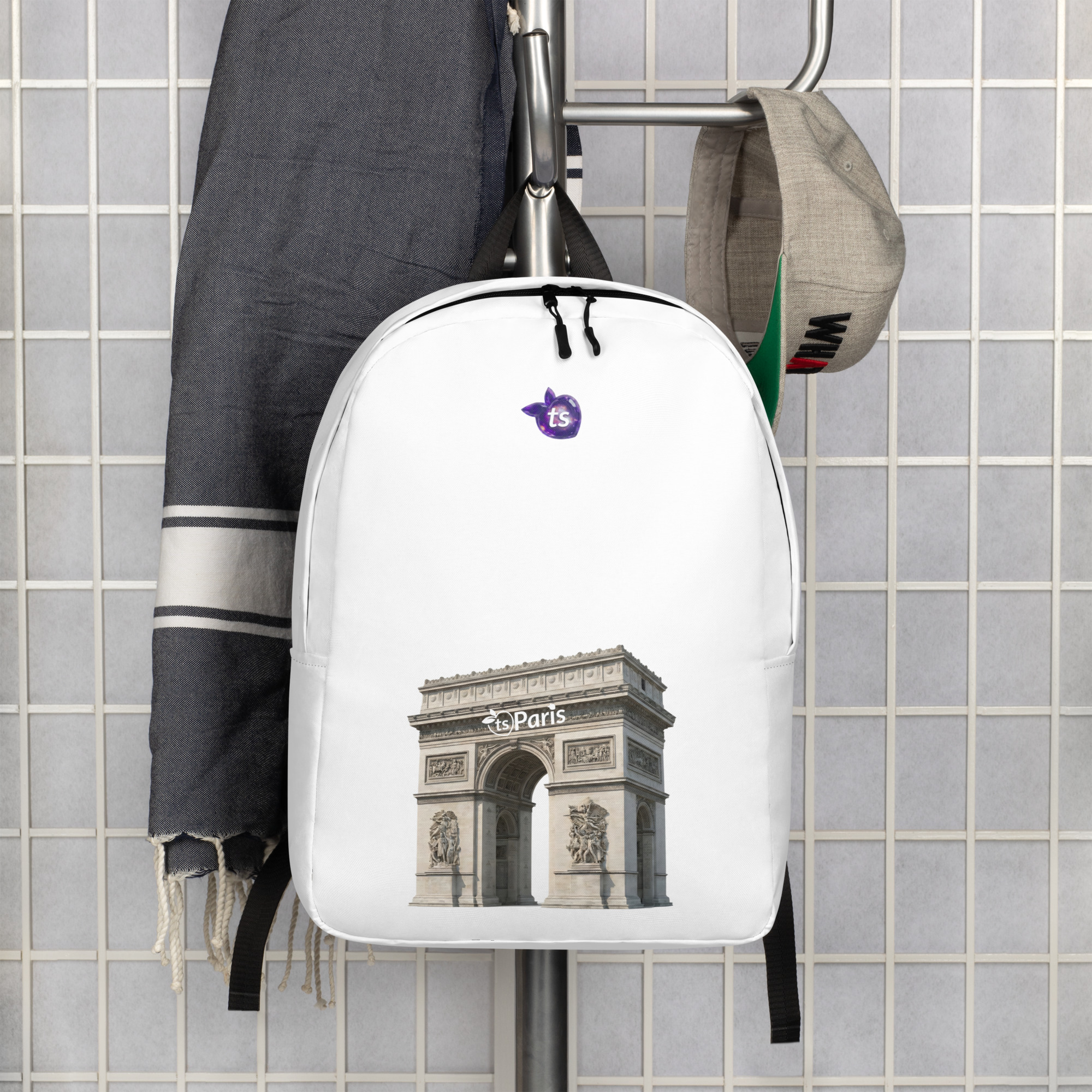 tsgabrielle® • Paris - Arc de Triomphe • Minimalistische rugzak • Wit - View 7